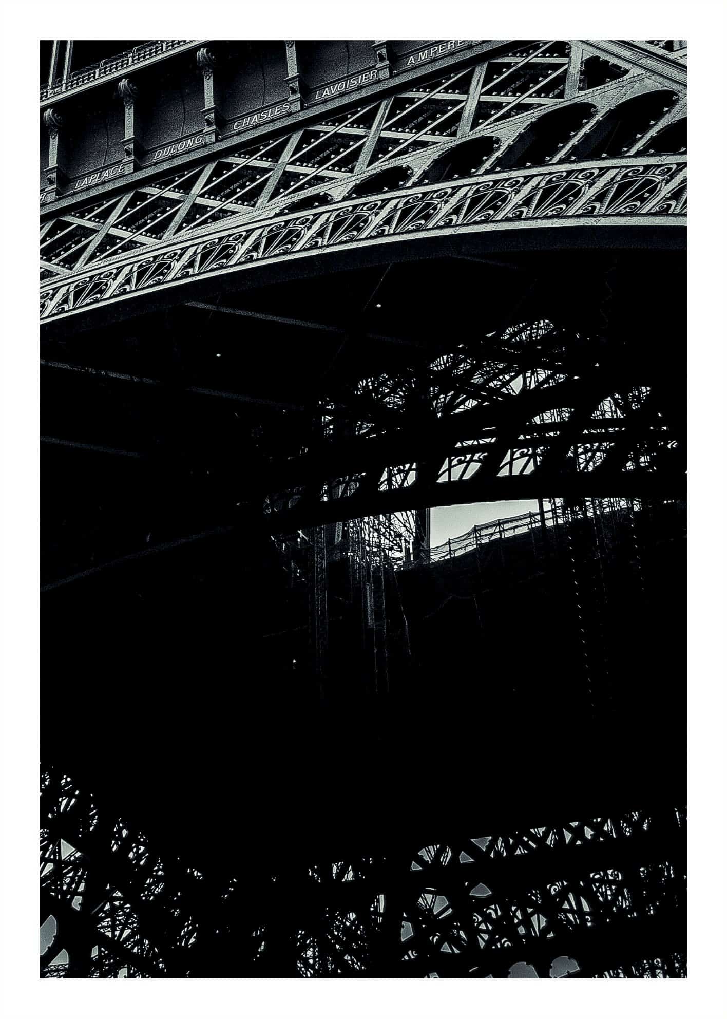 Under the Eiffel tower poster