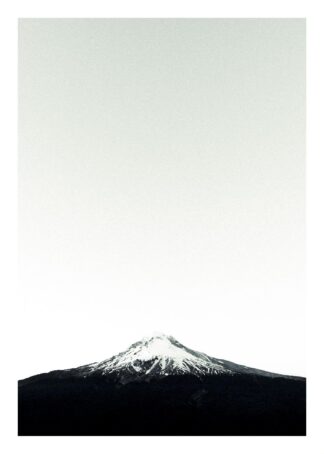 Volcano crater peak poster