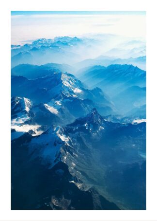 Mountain range poster