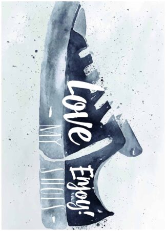 Love enjoy my shoes poster